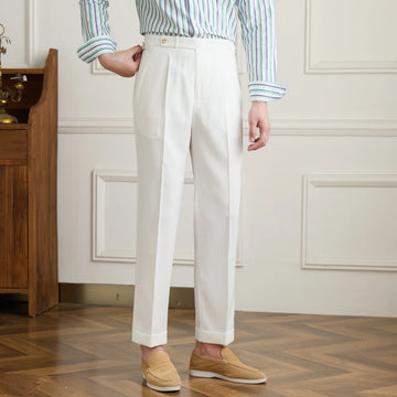 Aidase British Style Suit Pant Men Formal Wear Men Dress Pant Business Office Trouser Men Solid Color Pants High Quality Men Dress Pant aidase-shop